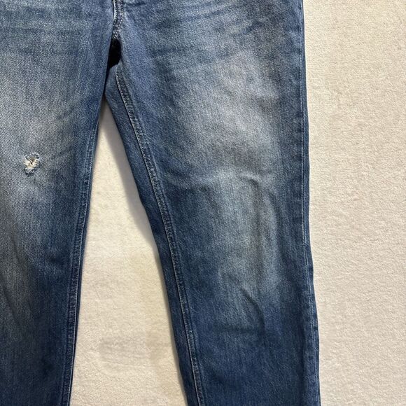 Free People We The Free Women’s 26 Straight Leg Jeans Maggie Distressed Denim - Picture 9 of 16